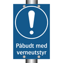 Påbudt med verneutstyr
