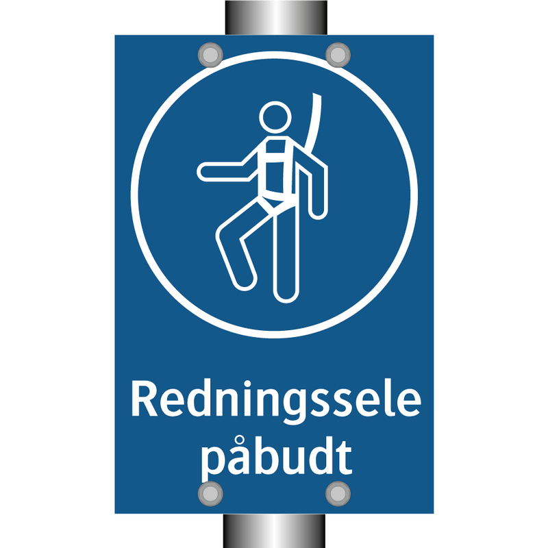Redningssele påbudt