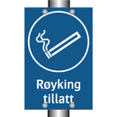 Røyking tillatt
