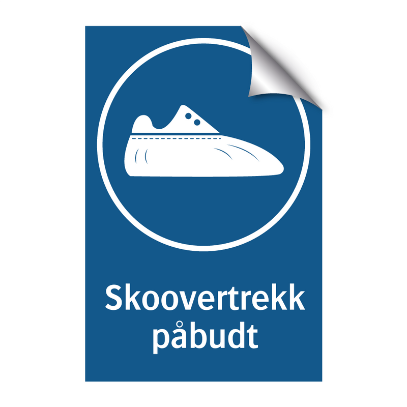 Skoovertrekk påbudt