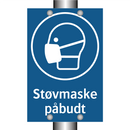 støvmaske påbudt