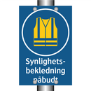 Synlighetsbekledning påbudt