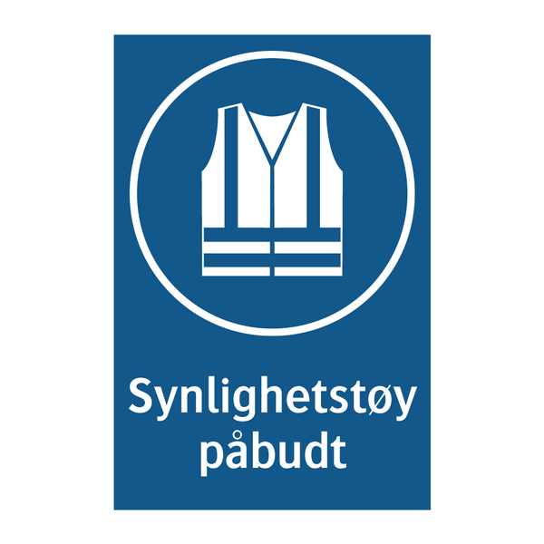 Synlighetstøy påbudt & Synlighetstøy påbudt & Synlighetstøy påbudt & Synlighetstøy påbudt