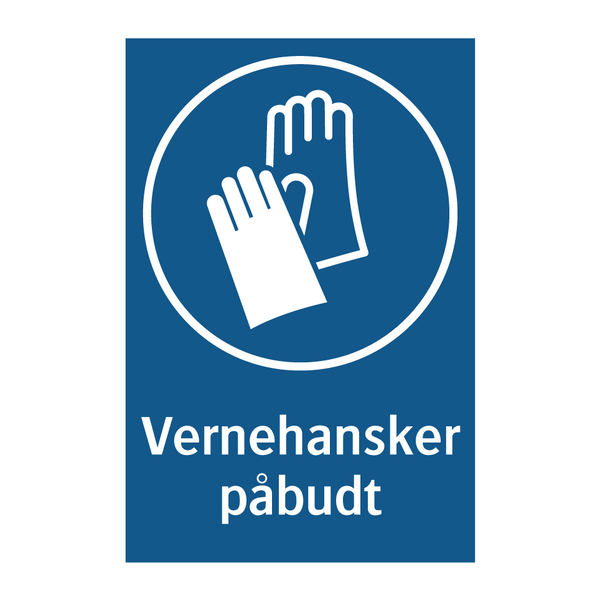 Vernehansker påbudt