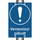 verneutstyr påbudt