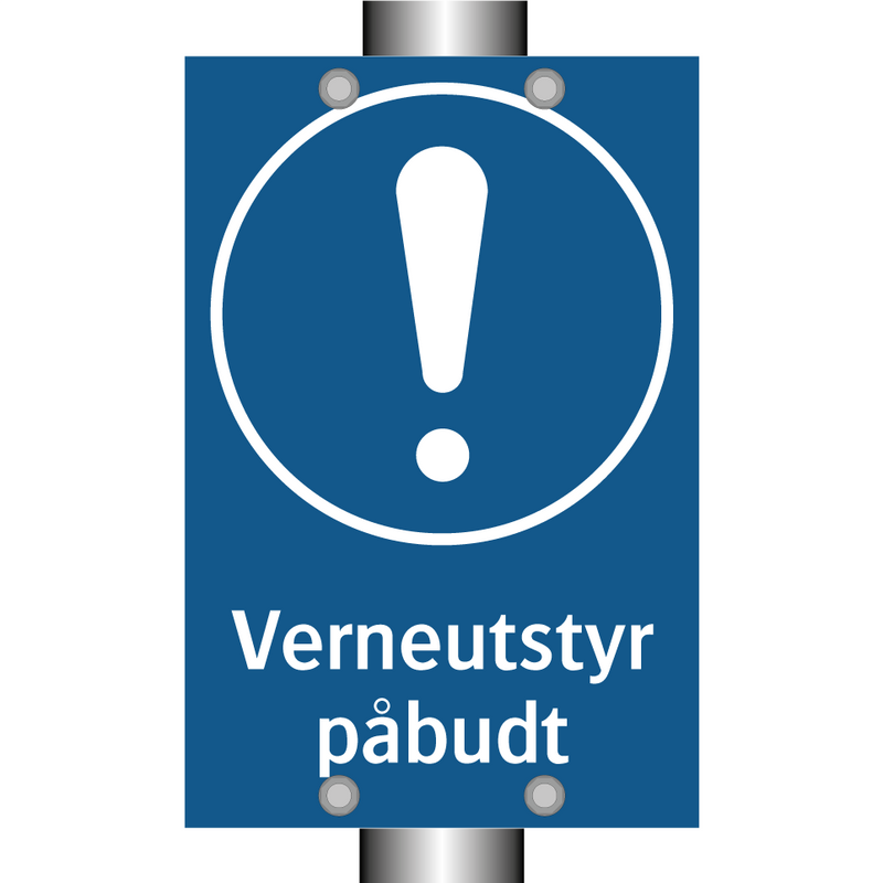 verneutstyr påbudt
