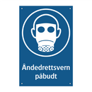 Åndedrettsvern påbudt