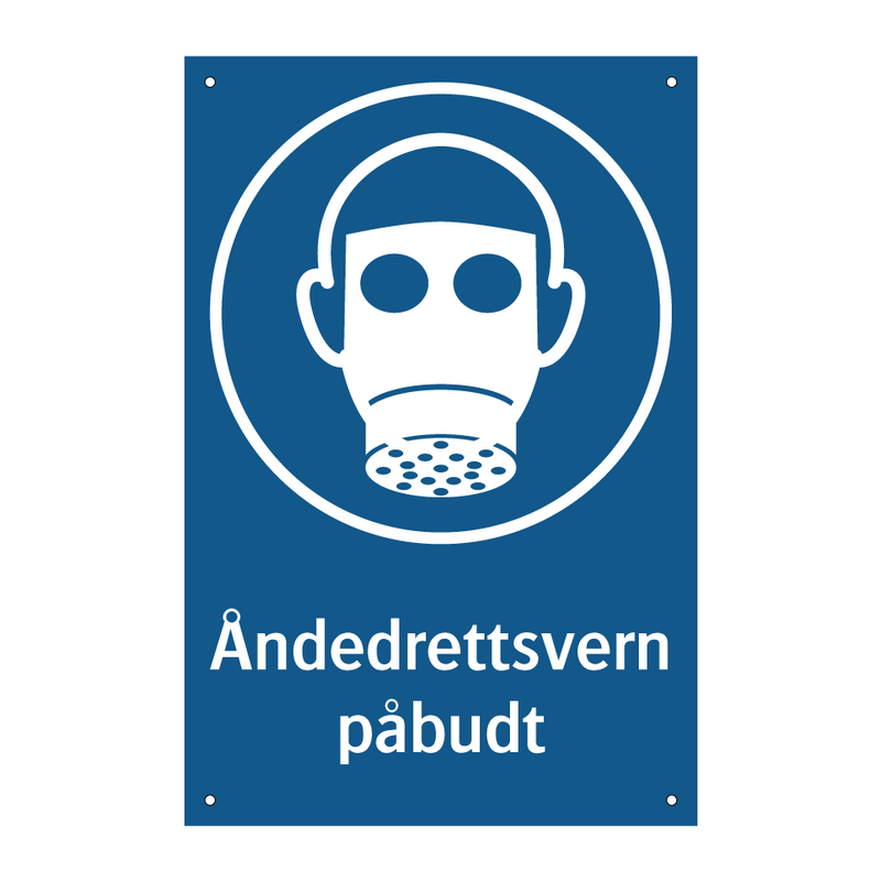 Åndedrettsvern påbudt