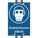 Åndedrettsvern påbudt