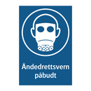 Åndedrettsvern påbudt