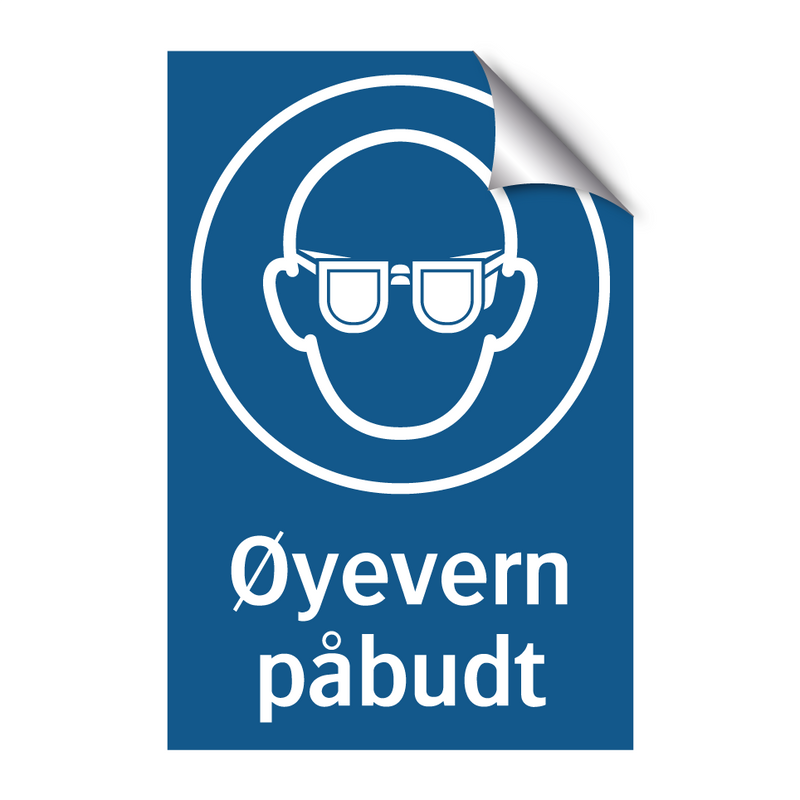 øyevern påbudt