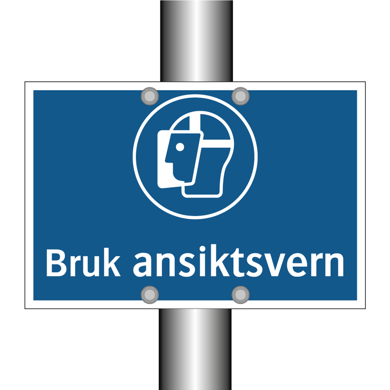 Bruk ansiktsvern