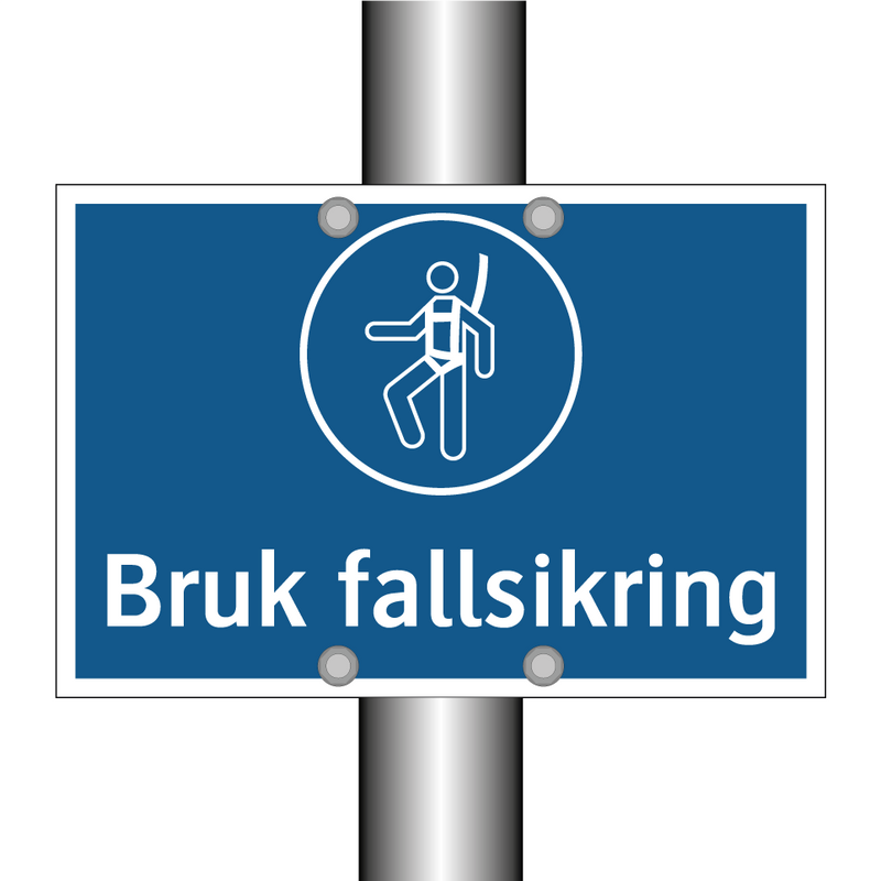 Bruk fallsikring