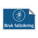 Bruk fallsikring