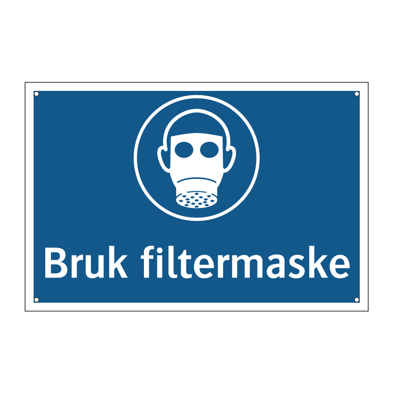 Bruk filtermaske