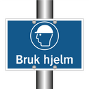 Bruk hjelm