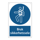 Bruk sikkerhetssele