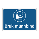 Bruk munnbind