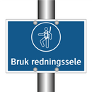 Bruk redningssele