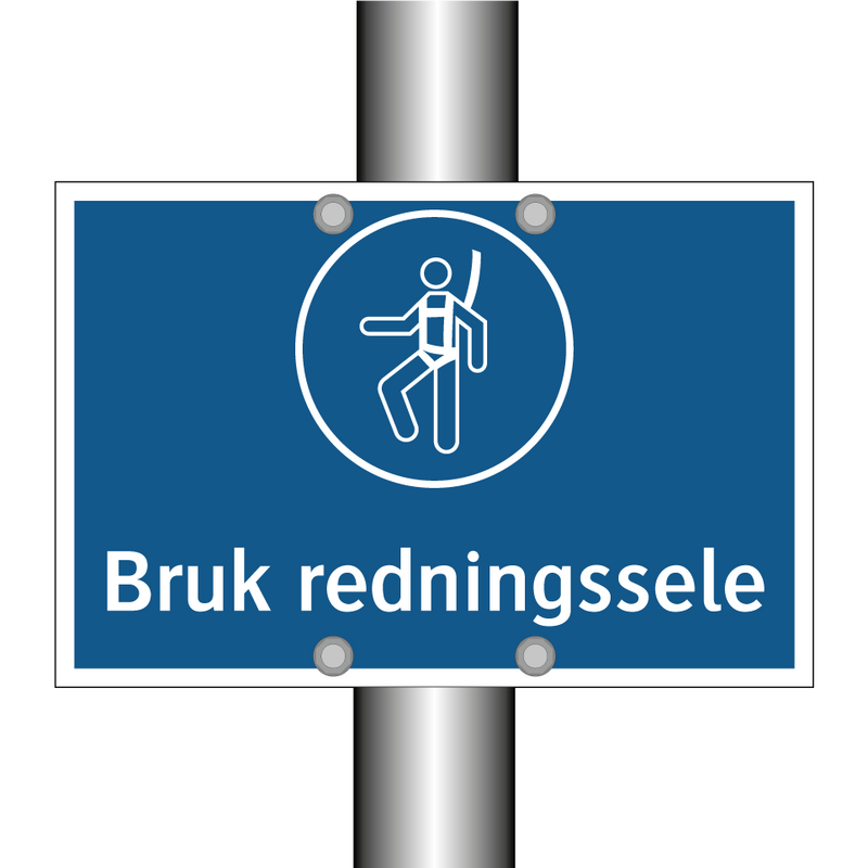 Bruk redningssele