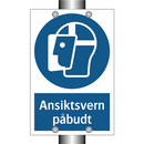 Ansiktsvern påbudt