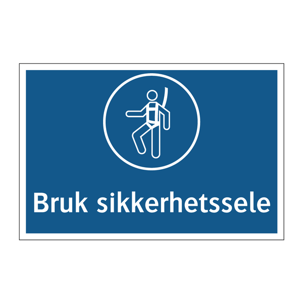 Bruk sikkerhetssele