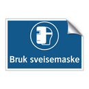 Bruk sveisemaske