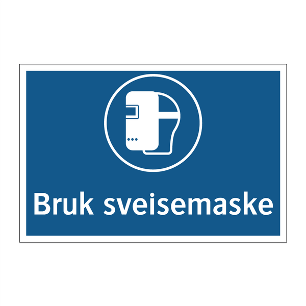 Bruk sveisemaske