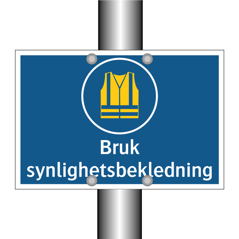 Bruk synlighetsbekledning