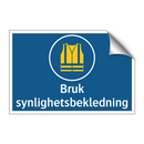 Bruk synlighetsbekledning