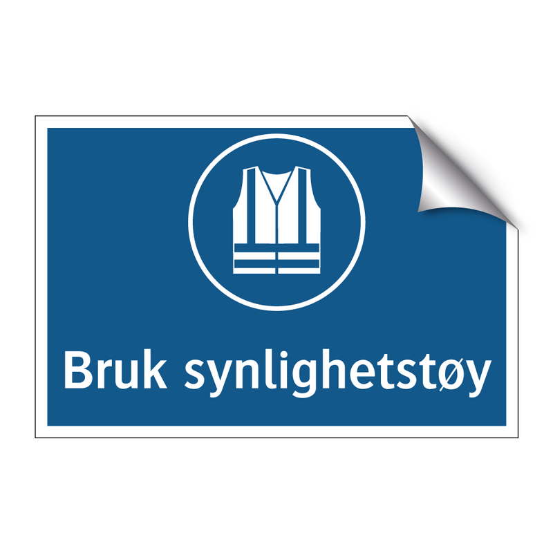Bruk synlighetstøy