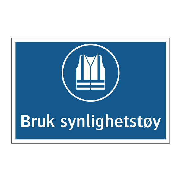 Bruk synlighetstøy