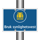 Bruk synlighetsvest