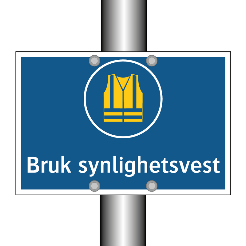 Bruk synlighetsvest