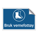 Bruk vernefottøy