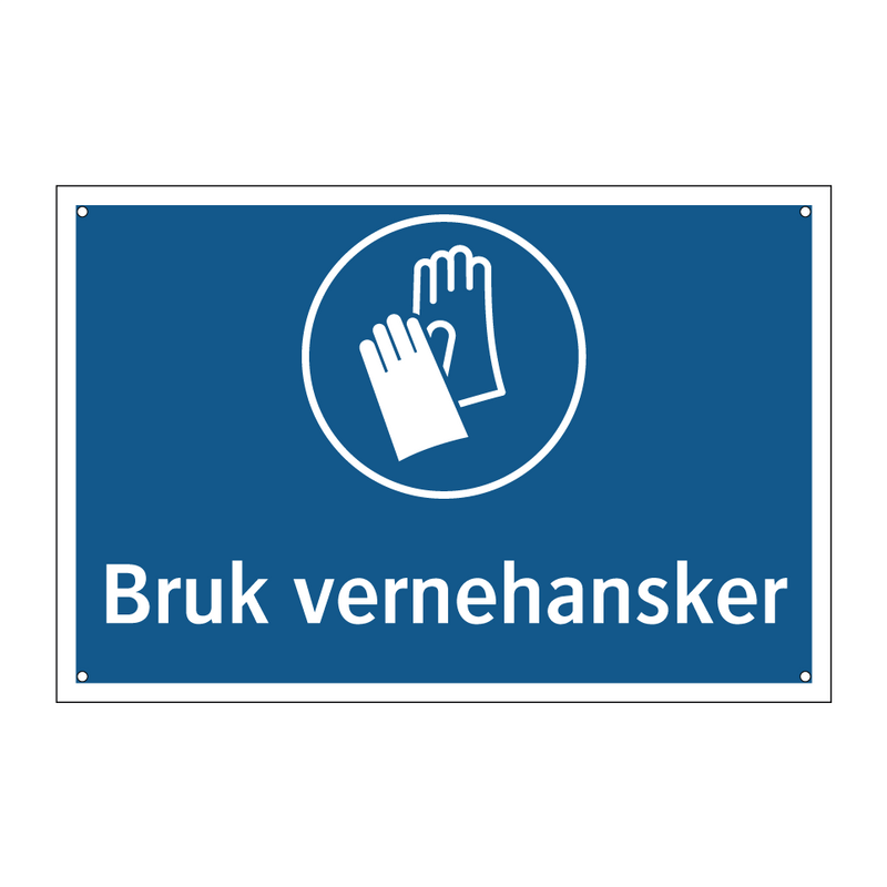 Bruk vernehansker