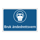 Bruk åndedrettsvern