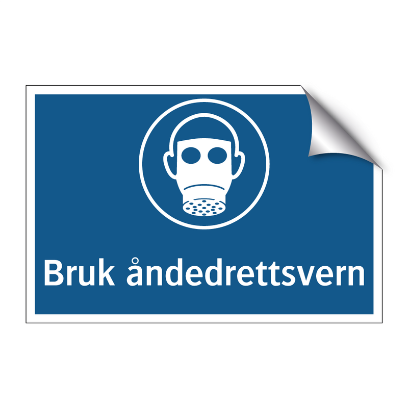 Bruk åndedrettsvern