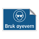 Bruk øyevern