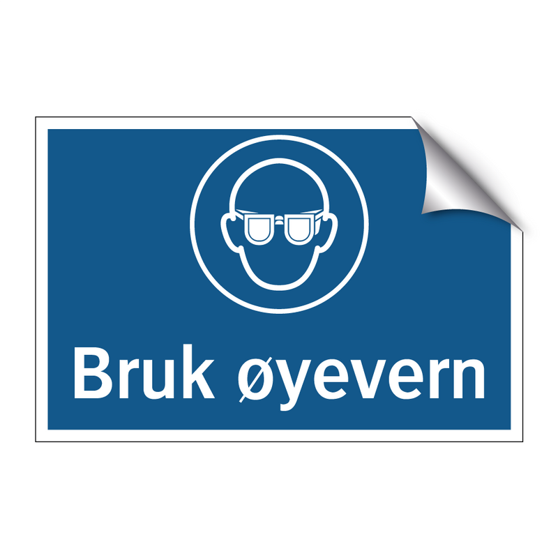 Bruk øyevern