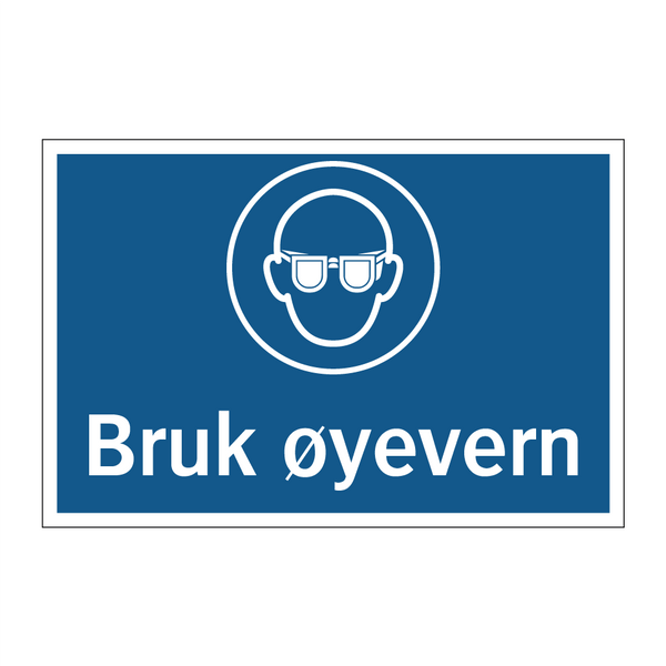 Bruk øyevern
