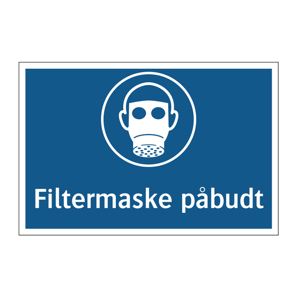 Filtermaske påbudt