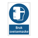 Bruk sveisemaske