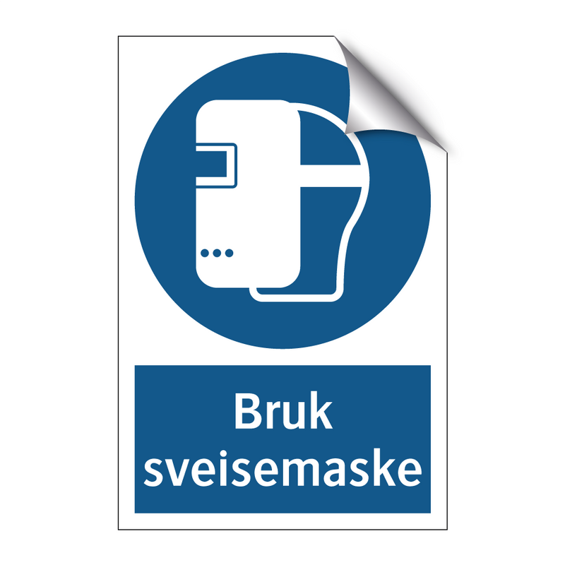 Bruk sveisemaske