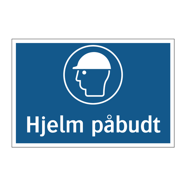 Hjelm påbudt