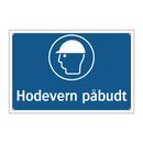 Hodevern påbudt