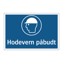 Hodevern påbudt