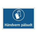 Håndvern påbudt
