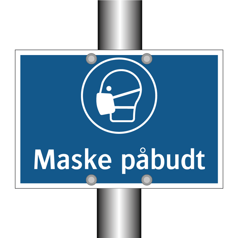Maske påbudt