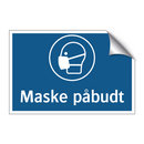 Maske påbudt